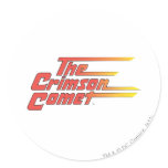 The Crimson Comet Logo Sticker