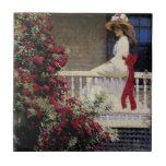The Crimson Rambler Ceramic Tile