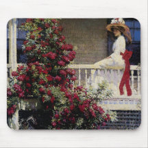 The Crimson Rambler Mouse Pads
