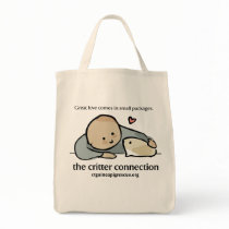 The Critter Connection Grocery Tote bags by ctguineapigs The Critter Connection Grocery Tote bags