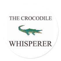 The Crocodile Whisperer stickers by AnimalShirts The Crocodile Whisperer stickers