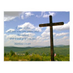 The Cross, Easter Service Invitation Postcard
