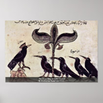 The Crow King And His Council By Arabischer Maler posters