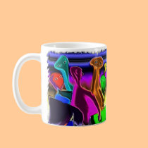 the crowd in a mirror mugs