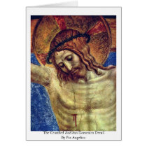 The Crucified And San Domenico Detail Card