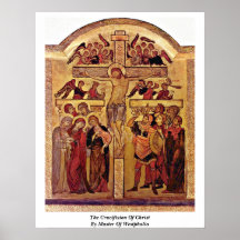 The Crucifixion Of Christ By Master Of Westphalia Print