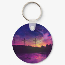 The Crucifixion of Jesus Christ keychains