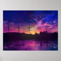 The Crucifixion of Jesus Christ on the Cross Print