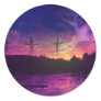 The Crucifixion of Jesus Christ Round Sticker