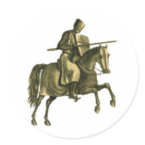 The Crusader Knight Sticker