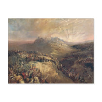 The Crusaders Before Jerusalem Post Card