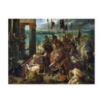 The Crusaders' entry into Constantinople Postcard
