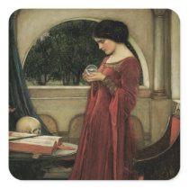 The Crystal Ball 1902 Square Sticker