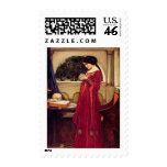 "The Crystal Ball" by John William Waterhouse postage