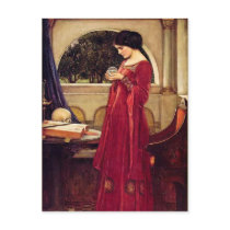 "The Crystal Ball" by John William Waterhouse Post Cards