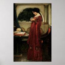 The Crystal Ball by John William Waterhouse Poster