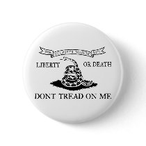 The Culpeper Don't Tread on Me Flag buttons