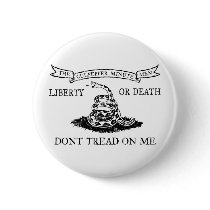 The Culpeper Don't Tread on Me Flag buttons