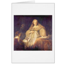 The Cup Of Poison By Rembrandt Van Rijn Cards