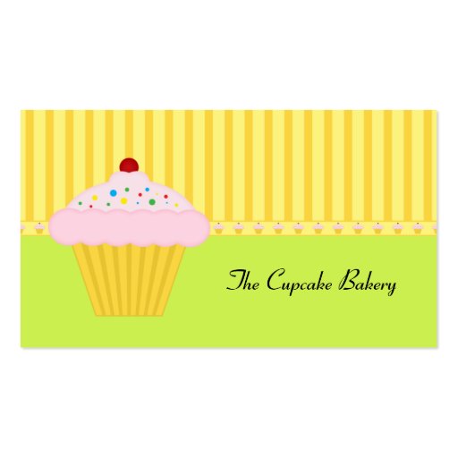 The Cupcake Business Card (front side)