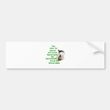 THE CURE FOR CANCER WON'T BE FOUND UNDE THE MICRO BUMPER STICKER