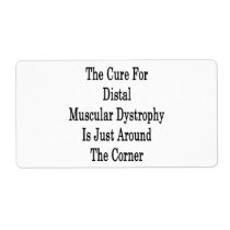 The Cure For Distal Muscular Dystrophy Is Just Aro Shipping Label