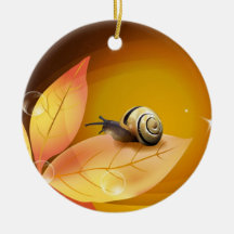 The curious Snail Ornaments
