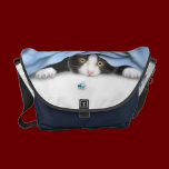 The Curious Tuxedo Kitten Rickshaw Messenger Bag messenger bags