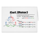 The curl (color) card