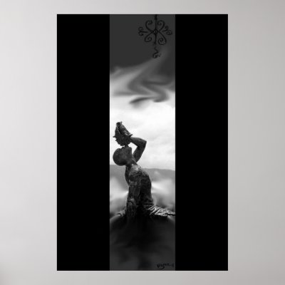 The Curse Above, The Dream Below Print by nazaire2