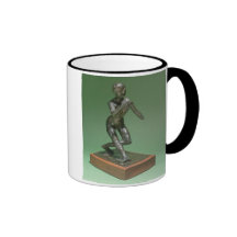 The Curtsey, c.1896 (bronze) Mug