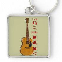 The Cutaway Acoustic Guitar Keychains