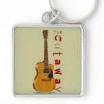 The Cutaway Acoustic Guitar Keychains