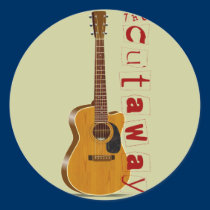 The Cutaway Acoustic Guitar stickers