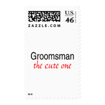 The Cute One (Groomsman) Stamps