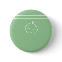 the cutest little baby face pinback button