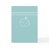 the cutest little baby face greeting cards