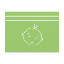 the cutest little baby face postcards