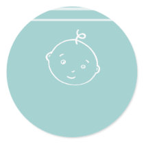 the cutest little baby face stickers by partypassion the cutest little baby face stickers