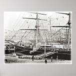 The Cutty Sark at the Wharf (1869) posters