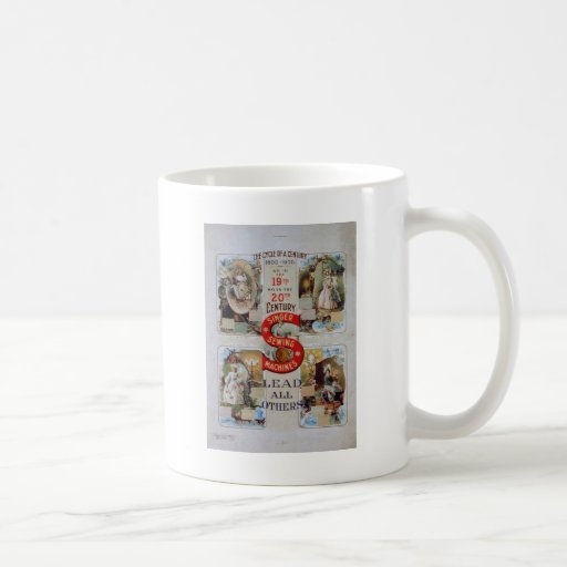 "The cycle of a century" - Vintage Singer Advert Mug