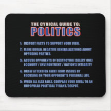 The Cynical Guide to Politics Mouse Pad