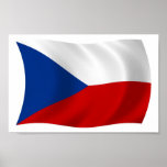 The Czech Republic Flag Poster Print