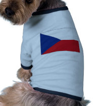 The Czech Republic National Flag Dog Shirt