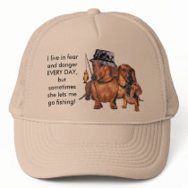 The Dachshund Fisherman hats