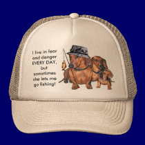 The Dachshund Fisherman hats