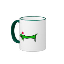 The Dachshund for Christmas mugs
