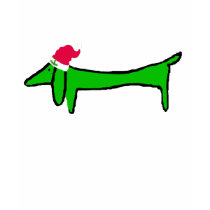 The Dachshund for Christmas t-shirts