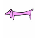 The Dachshund Pink t-shirts