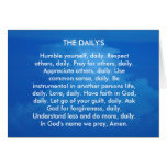 THE DAILY'S cards